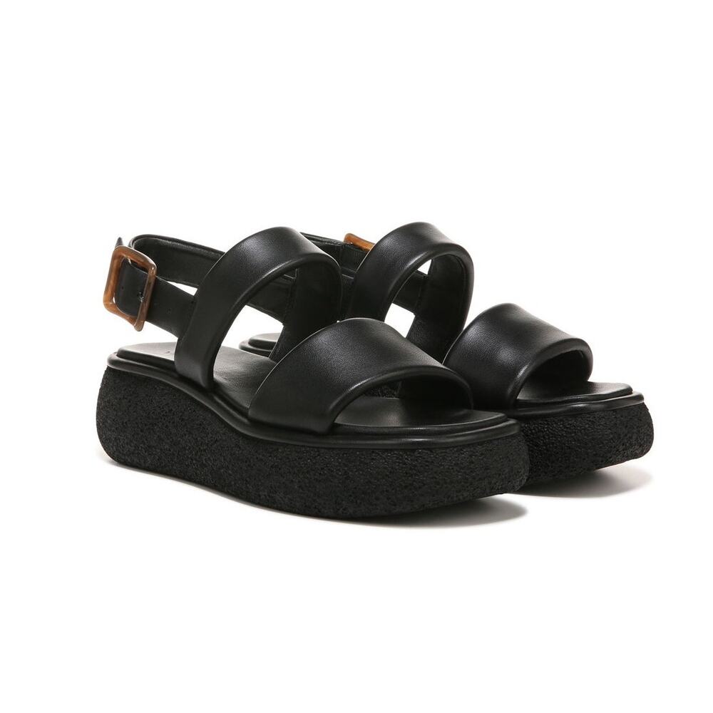 Vince Chunky Black Laguna Platform Sandals Size 10 M